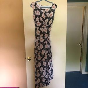 Full-length floral dress